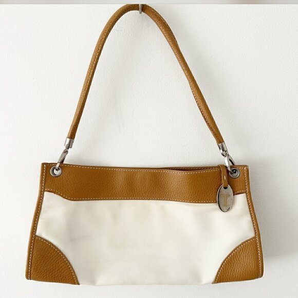 Tod's Handbags - Tod's Nylon Leather Accent Shoulder Bag